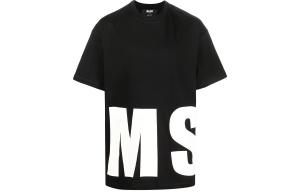 MSGM Футболка мужская черная