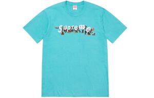 Футболка Apes синяя Supreme, фиолетовый