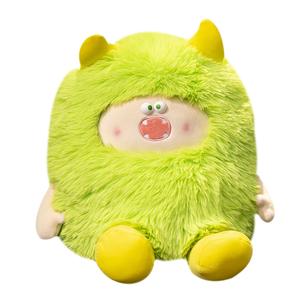 Bobby Bear Kaiju Collection, длинношерстная милая некрасивая, Pink Lele Red Eye кукла плюшевая игрушка высота 50см