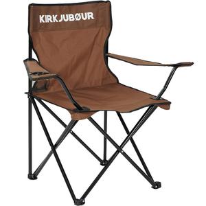 KIRKJUBØUR "Ньёрд" стул для кемпинга коричневый