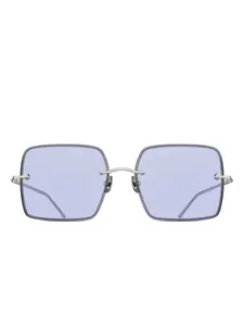 Солнцезащитные очки в квадратной оправе Retrosuperfuture, серебяный