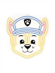Paw Patrol Светодиодный неоновый ночник «Щенячий патруль» для детской комнаты, желтый