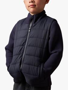 Детская куртка с стёжкой и трикотажем Angel & Rocket, Navy