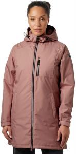 Женская длинная куртка-дождевик Helly Hansen Belfast из легкой водонепроницаемой, ветрозащитной и дышащей ткани с капюшоном., 096 Ash Rose