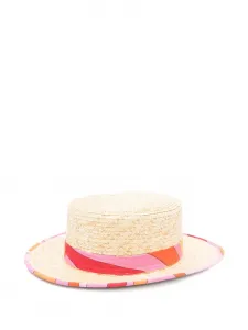 Шляпа с узорчатой лентой PUCCI Junior, бежевый