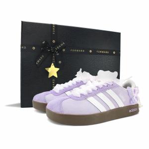 Adidas Neo Кроссовки для скейтбординга VL Court Lifestyle с низким верхом, устойчивые к истиранию и скольжению, унисекс, белые, фиолетовые