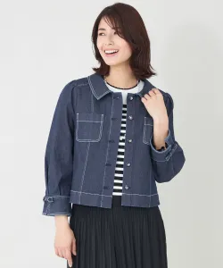 Элегантный джинсовый тренч To Be Chic, цвет Navy