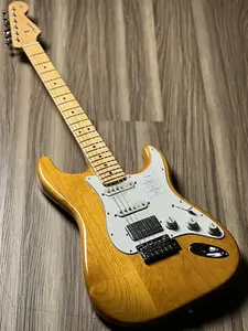 Fender Japan Hybrid II Stratocaster HSS с кленовым грифом в цвете Vintage Natural JD24001744