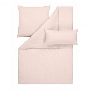 Полульняное постельное белье Estella Alvaro 200х200 см + 2х 80х80 см + 2х 40х80 см пудра