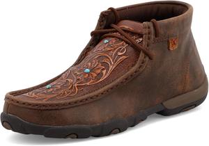 Женские мокасины для вождения Twisted X Original Chukka, коричневый