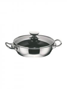 Сервировочная кастрюля со стеклянной крышкой, 28 см, нержавеющая сталь - Injoy без ПФАС, полированная Berndes