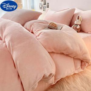 Disney Комплект постельного белья из 4 предметов (простыня на резинке 180 см, пододеяльник 200х230 см), двусторонний теплый флис, мягкий и нежный