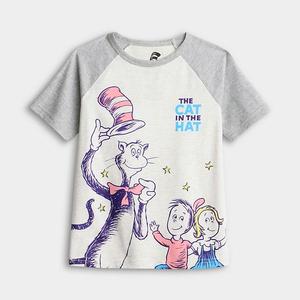 Футболка с принтом The Cat in the Hat для мальчиков 4-12 лет Jumping Beans