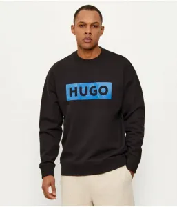Толстовка Никсалиена regular fit Hugo Blue, черный