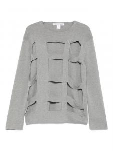 Свитер с вырезами Comme Des Garçons Shirt, серый