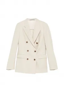 Двубортный костюм Tagliatore, бежевый