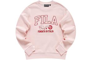 Футболка бейсбольной серии женская медово-розовая FILA FUSION