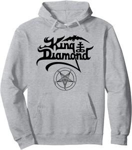 Худи с логотипом King Diamond, серая