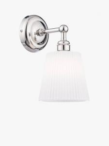 Настенный светильник Callaghan Laura Ashley, Polished Nickel/White
