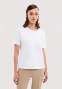 Футболка прямого кроя с принтом "gentle society". Trussardi, Bianco