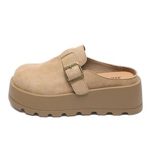 Сандалии с закрытым носком женские ZHR, Khaki[Mules Version]