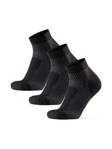 DANISH ENDURANCE Походные низкие носки Merino Hiking Low черного цвета