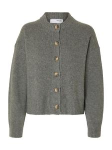 Вязаный кардиган SELECTED SLFCILLE, Mottled Grey