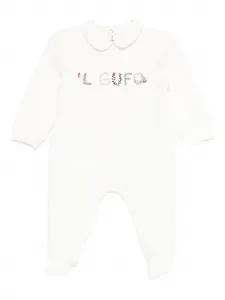 Детская одежда с вышивкой Il Gufo, белый