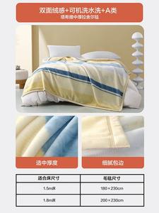 Mercury Home Textiles Плед 200х230 см, утолщенный рашель, двусторонний флис, машинная стирка