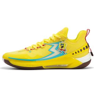 Баскетбольные кроссовки BIG3 5.0 Quick PRO Basketball Shoes Men Low-Top Sour Yellow / 361 Degrees White 361°