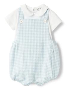 Боди в клетку Il Gufo, синий