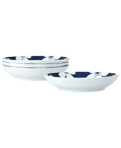 Набор из 4 мисок для пасты Bluefjord Noritake, blue
