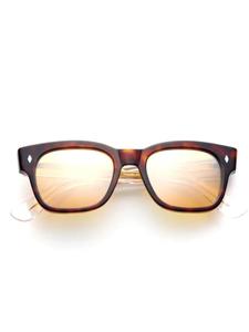 Солнцезащитные очки в квадратной оправе, неподвластные времени Kador, коричневый