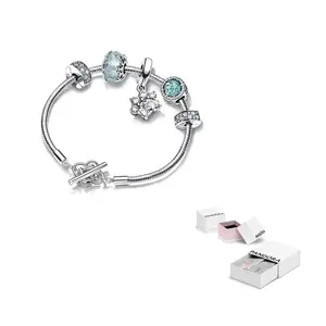 Pandora Серебряный браслет 925 пробы для женщин Silver