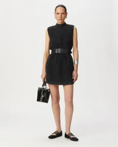 Длинное платье без рукавов Ikks, серый