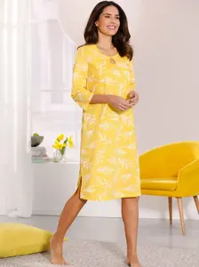 Ночная Рубашка "Ночная Рубашка", цвет Gelb-Ecru-Bedruckt