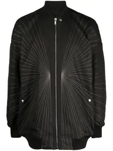 Утепленная хлопковая куртка-бомбер Radiance Rick Owens, черный