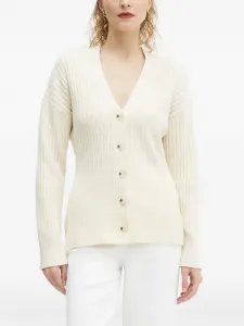 Кардиган в рубчик Bruuns Bazaar, нейтральный