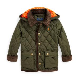 Куртки Пальто Зеленые Детские Polo Ralph Lauren