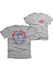 Футболка серого цвета Jaws