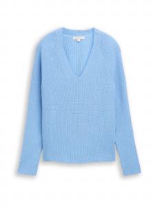 TOM TAILOR Свитер в светло-голубом цвете