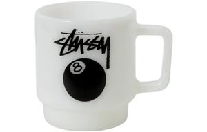 Стеклянные стаканы Stussy, белый