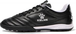 Мужские футбольные бутсы KELME для искусственного покрытия - футбольная обувь для улицы и зала, унисекс, взрослые размеры - профессиональные футбольные кроссовки - TF, AG и футзальные ботинки, черный