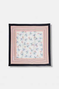 Шелковый шарф Luisa Spagnoli rullante, белый