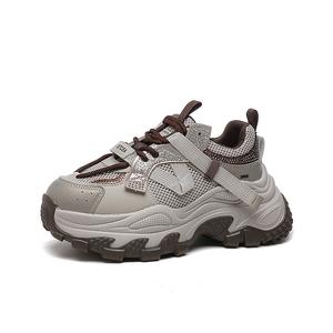 King Jinmai Дышащие массивные кроссовки женские низкие хаки, цвет Khaki