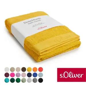 Полотенце для душа s.Oliver s.Oliver, премиум качество, 600 г/м², также доступно в наборах, большой выбор цветов, также доступно как полотенце для рук, мочалка, гостевое полотенце S.Oliver, желтый