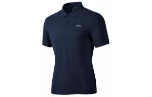 Skechers Мужская поло темно-синего цвета