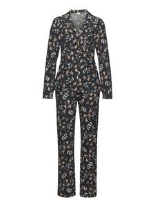 Пижама sOliver, цвет anthrazit geblümt