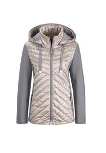 Короткий размер: куртка с воротником-стойкой Goldner, серый