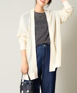 Сетчатый кардиган-топ Avv, цвет Ivory